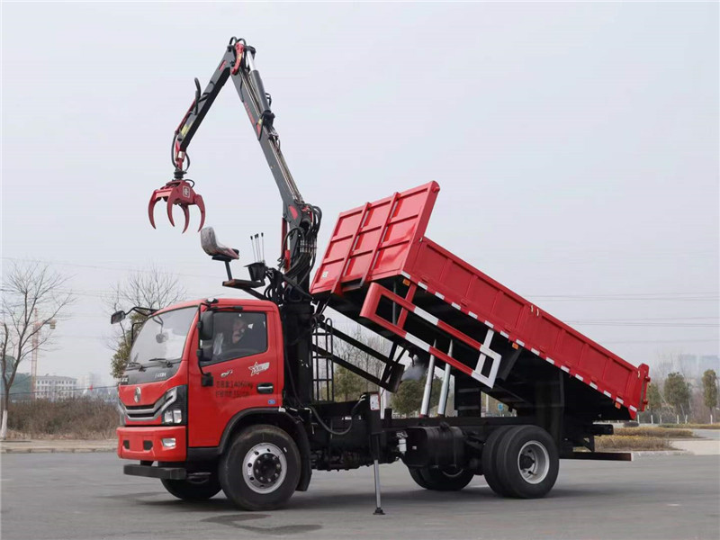 ?國六程力東風抓斗式垃圾車