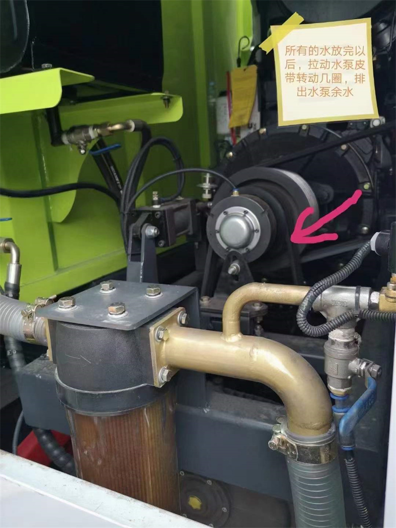 冬季來臨掃路車、洗掃車、吸塵車排水方法